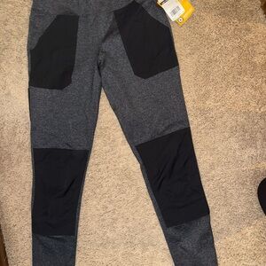 Carhartt Dark Gray and Black Fitted Leggings